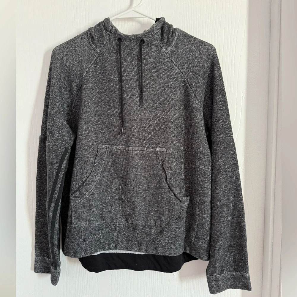 Adidas Gray Hoodie Women’s Size Medium